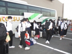 修学旅行「学校帰着」