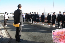 ながふじ学府あいさつ運動②